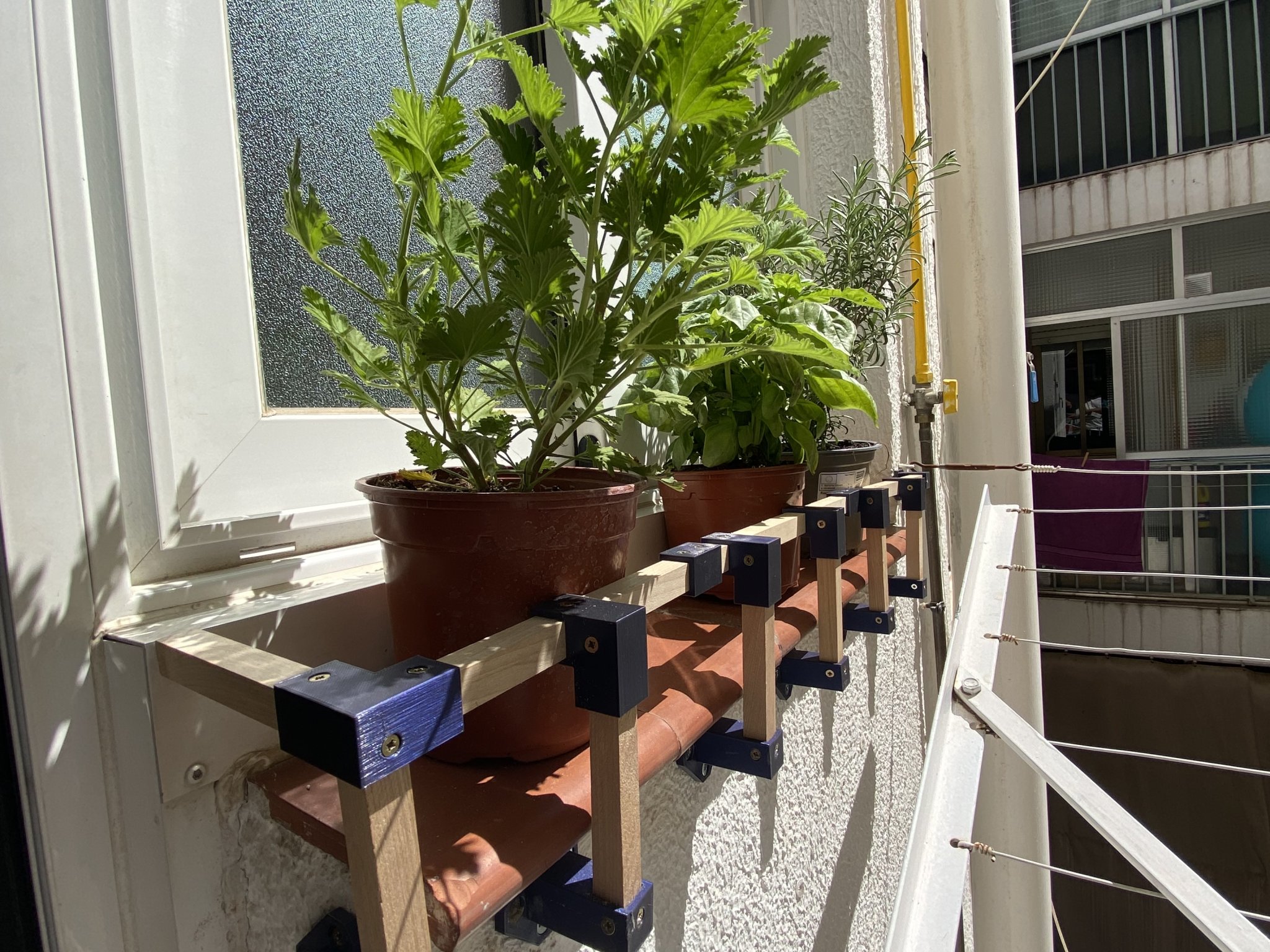 Giá đỡ cây trồng mô-đun kết hợp gỗ 14x14mm