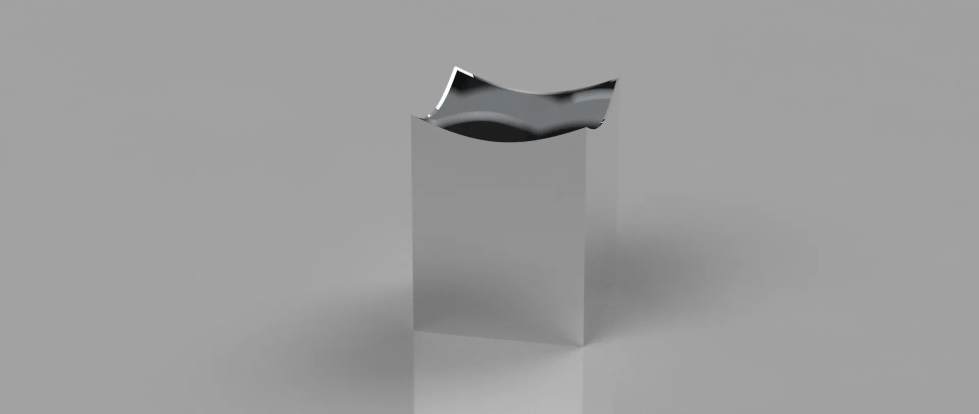 Bình vuông in chế độ Vase