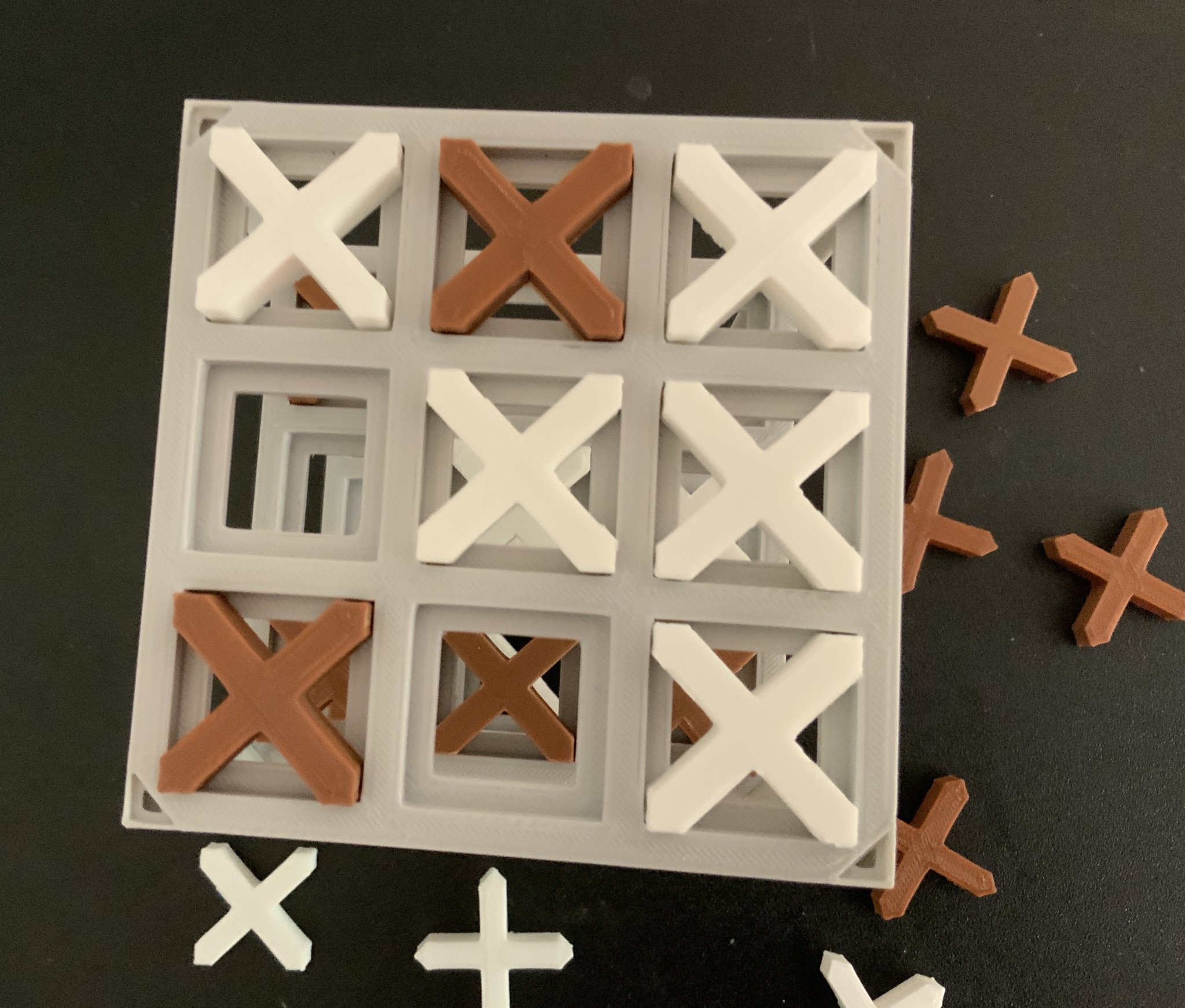 Bàn cờ Tic-Tac-Toe 3D cho hai người chơi