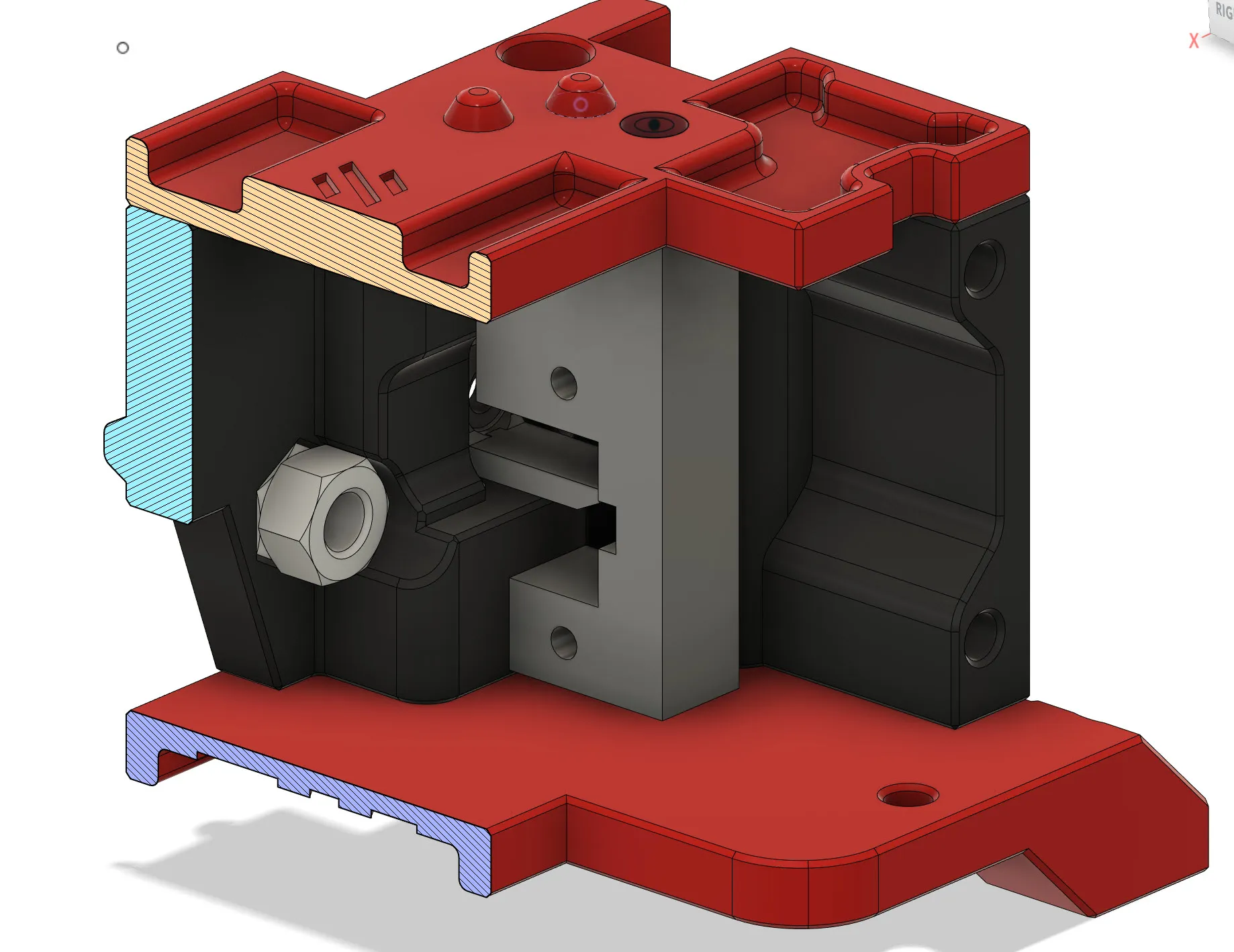 Giá đỡ đầu cuối quang học cho ERCF (thỏ nổi giận)