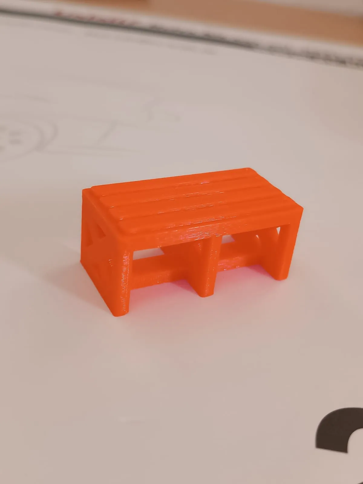 Ghế dài trang trí cho mô hình hoặc làm đồ decor