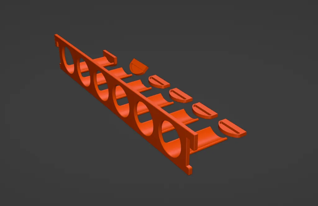 Giá đỡ sơn Vallejo 17ml đã được chỉnh sửa ngắn hơn