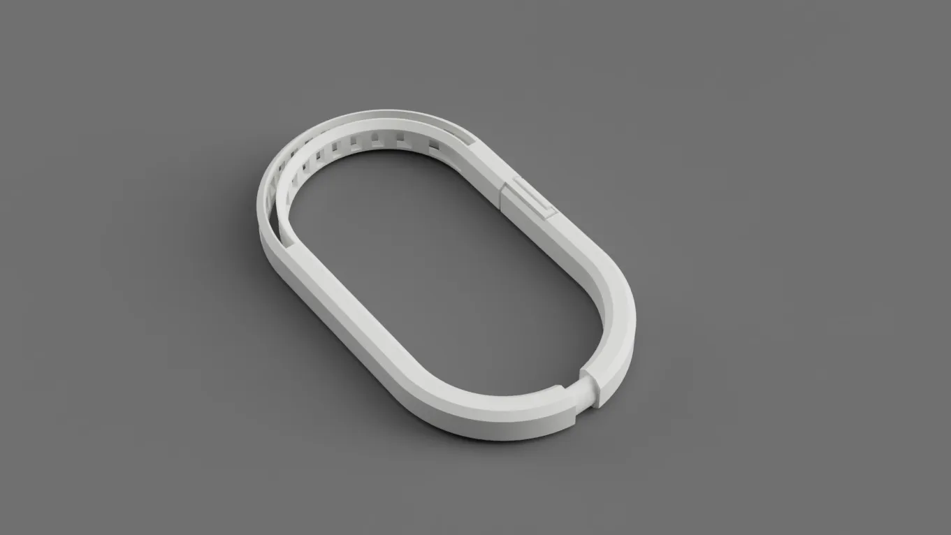 Móc treo rèm tắm thay thế linh hoạt cho phòng tắm