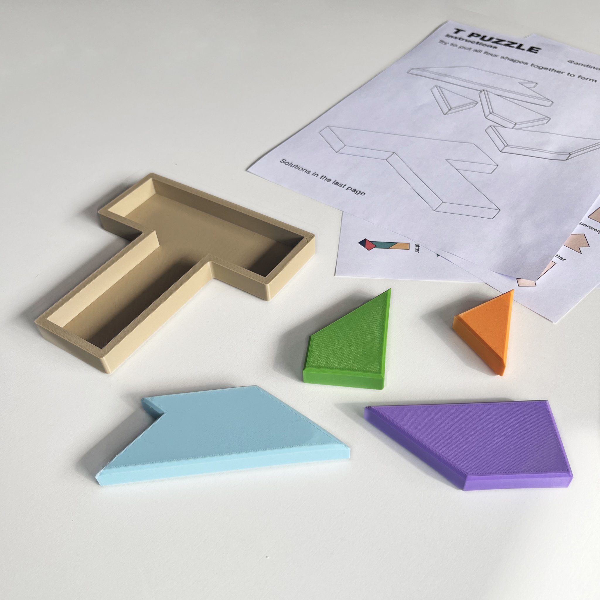 Câu đố hình chữ T thú vị cho người yêu thích trí tuệ