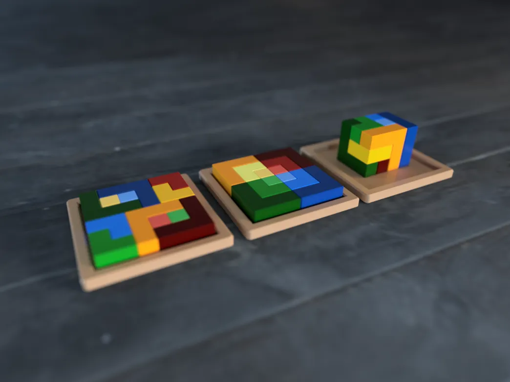 Đồ chơi xếp hình 2D & 3D cho trẻ em