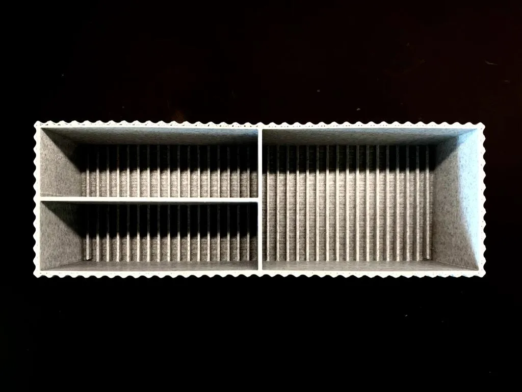 Giá đỡ bọt biển 3 ngăn với thiết kế thoát nước