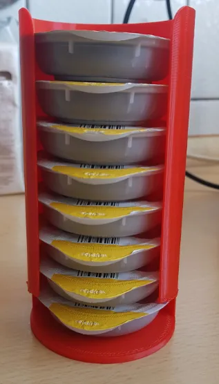 Tháp đựng viên nén Tassimo với giá đỡ chân không 20mm