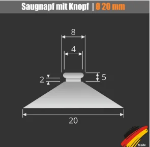 Tháp đựng viên nén Tassimo với giá đỡ chân không 20mm