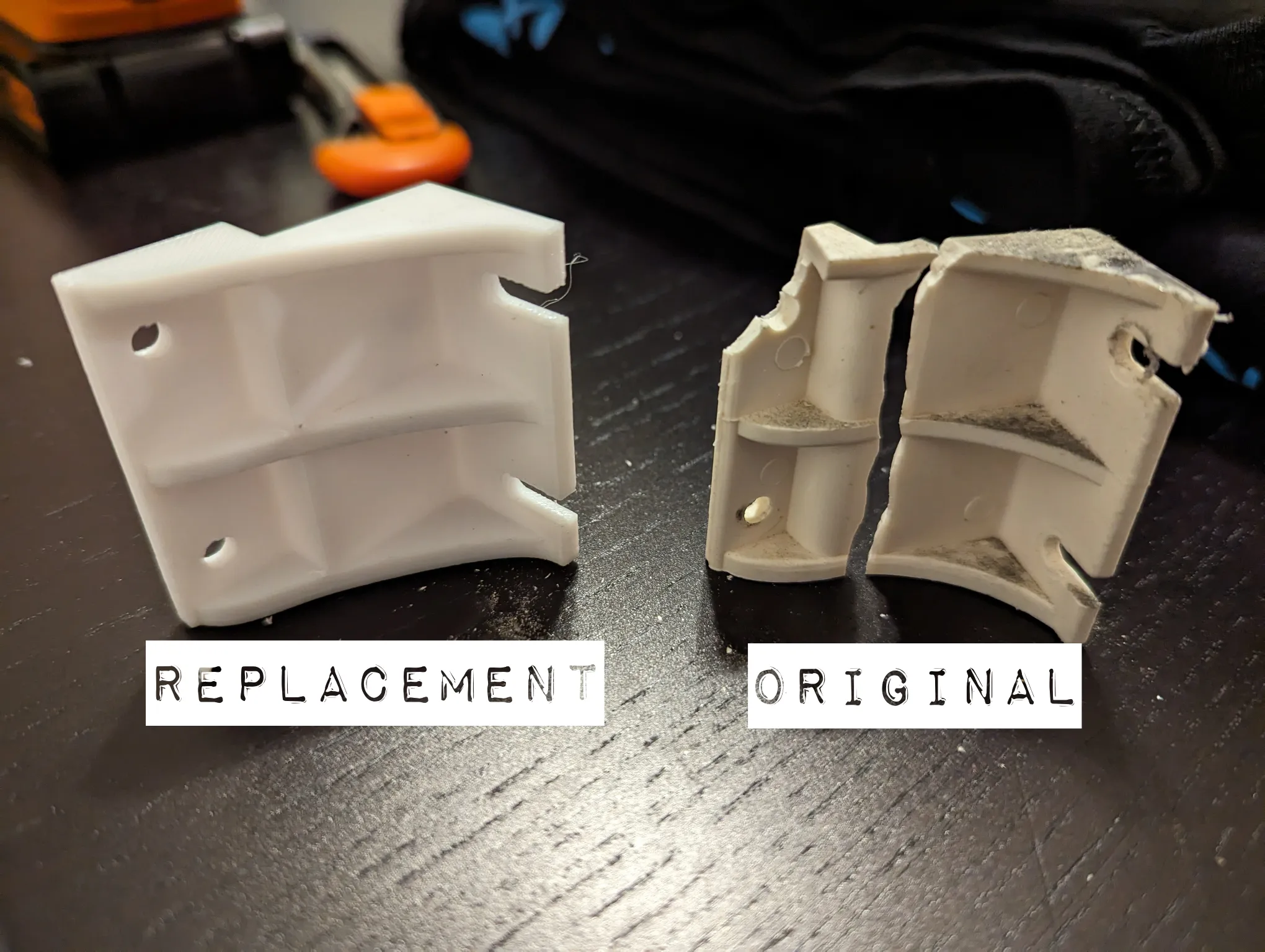 Giá đỡ thay thế cho cửa trượt kính