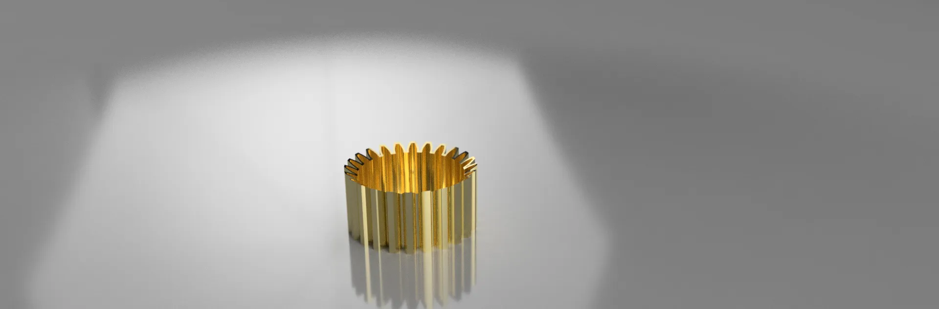 Bình hoa bánh răng in chế độ bình hoa