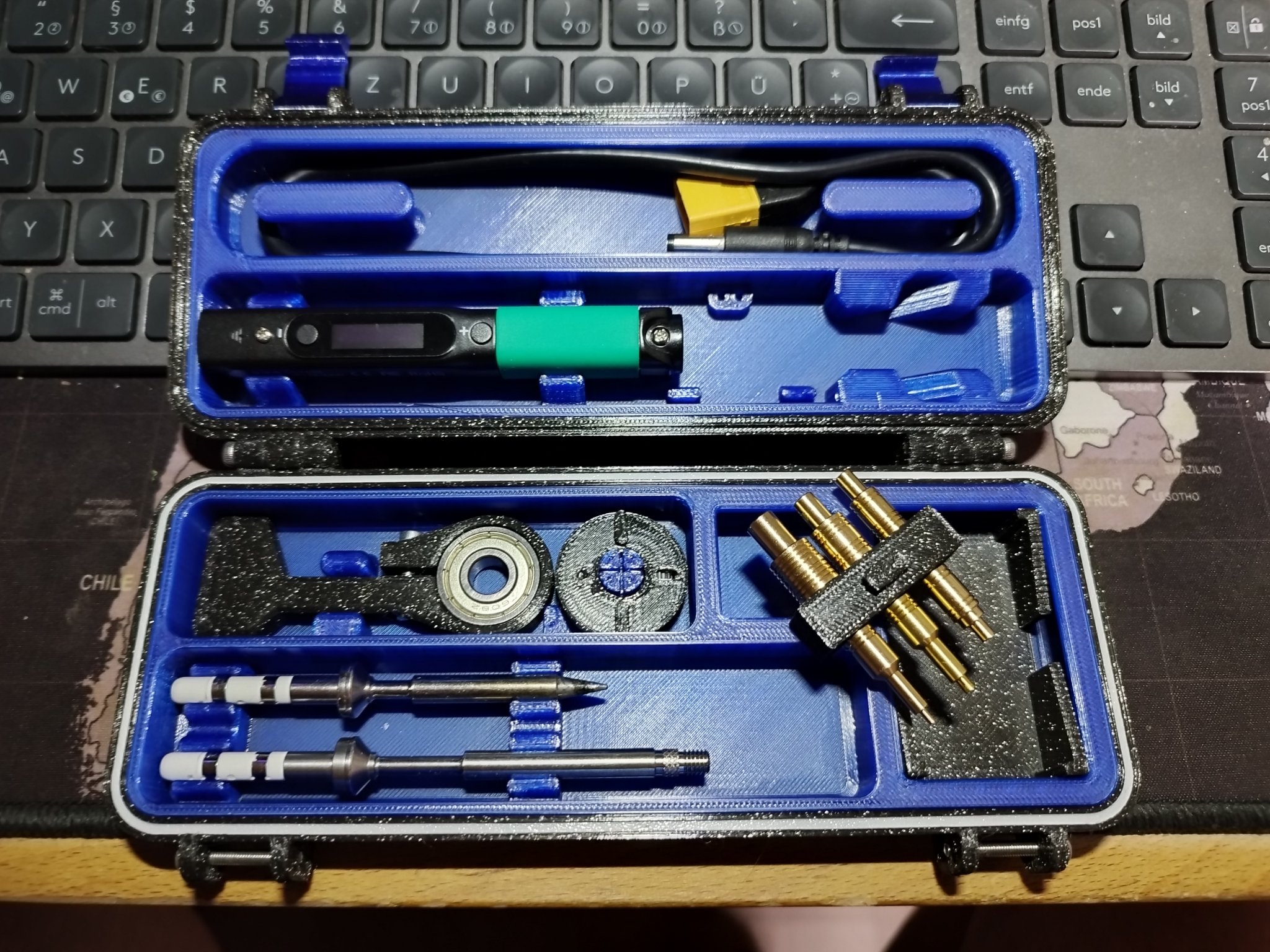 Bộ lưu trữ đầu hàn TS100/101 cho Pinecil trong hộp chắc chắn