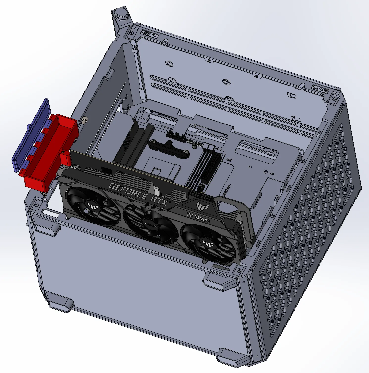 Hộp lưu trữ phụ kiện bên trong cho Qube 500