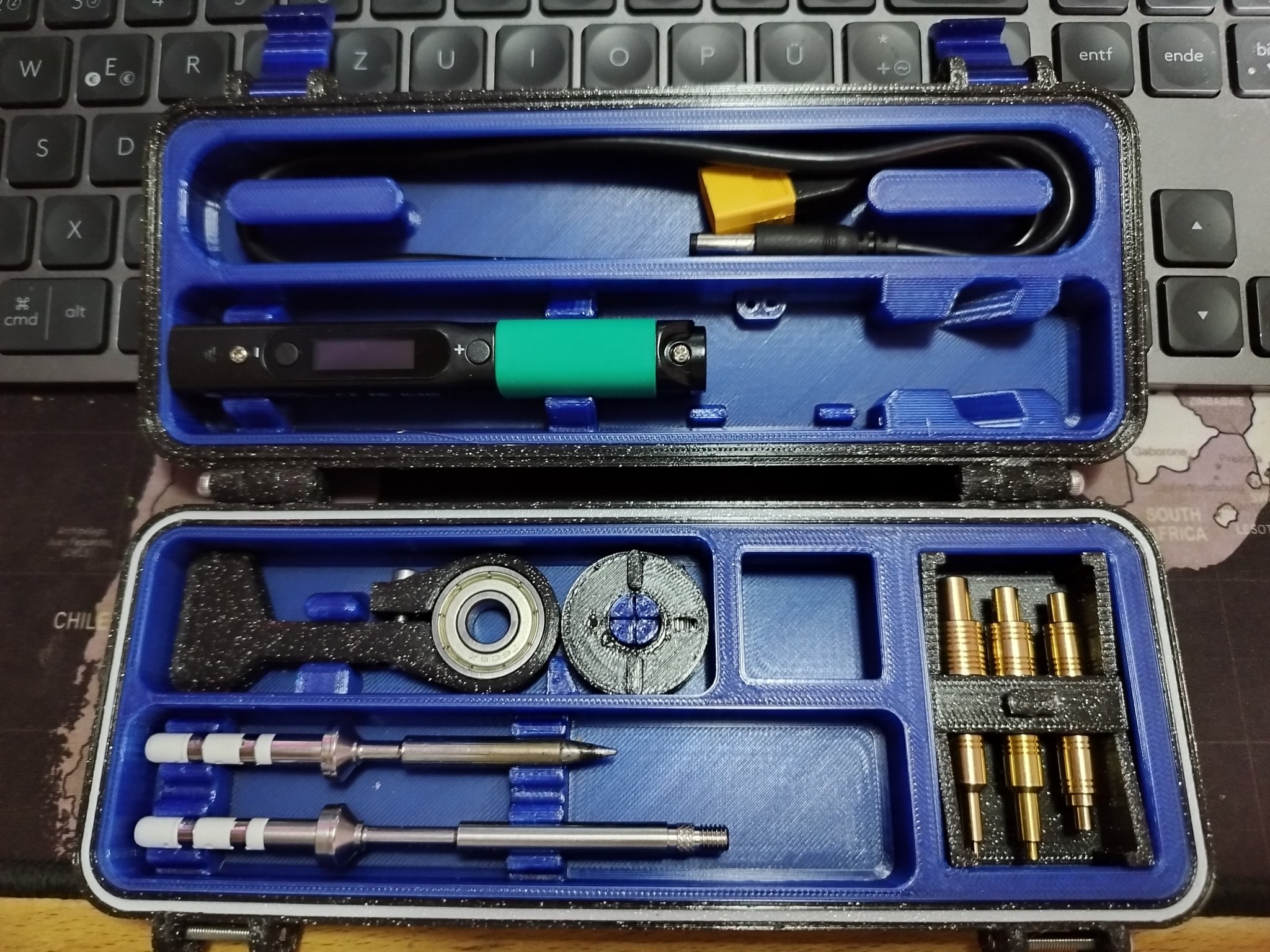 Bộ lưu trữ đầu hàn TS100/101 cho Pinecil trong hộp chắc chắn