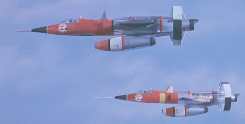 Chiến đấu cơ Zombite trong loạt phim Thunderbirds