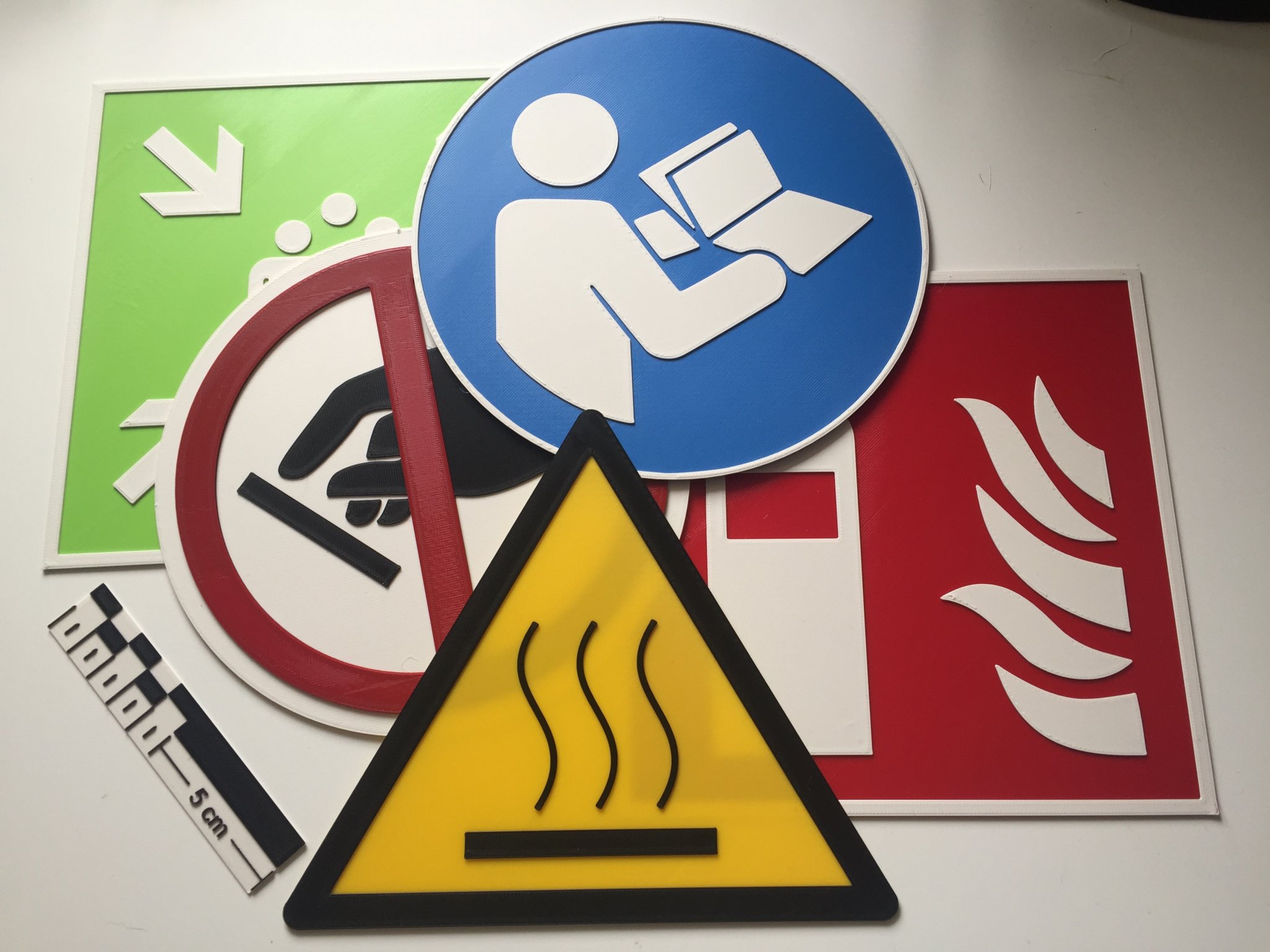 Bộ sưu tập biểu tượng lửa theo tiêu chuẩn ISO 7010