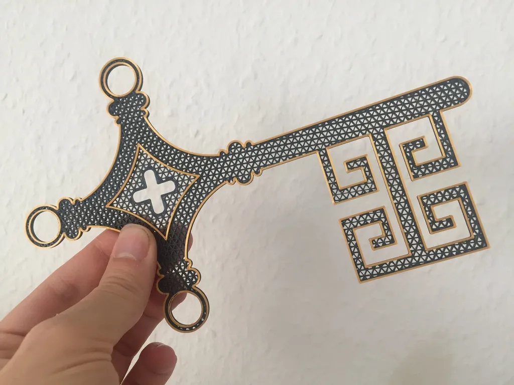 Biểu tượng chìa khóa Bremen 2D và 3D