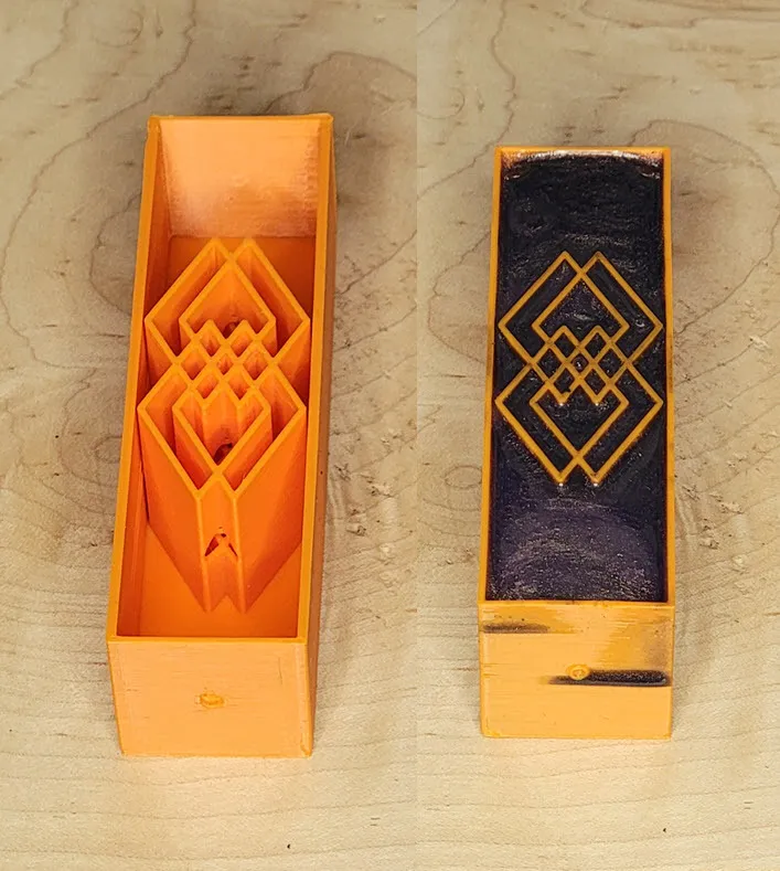 Khuôn tạo pen với thiết kế Double Chevron 3D