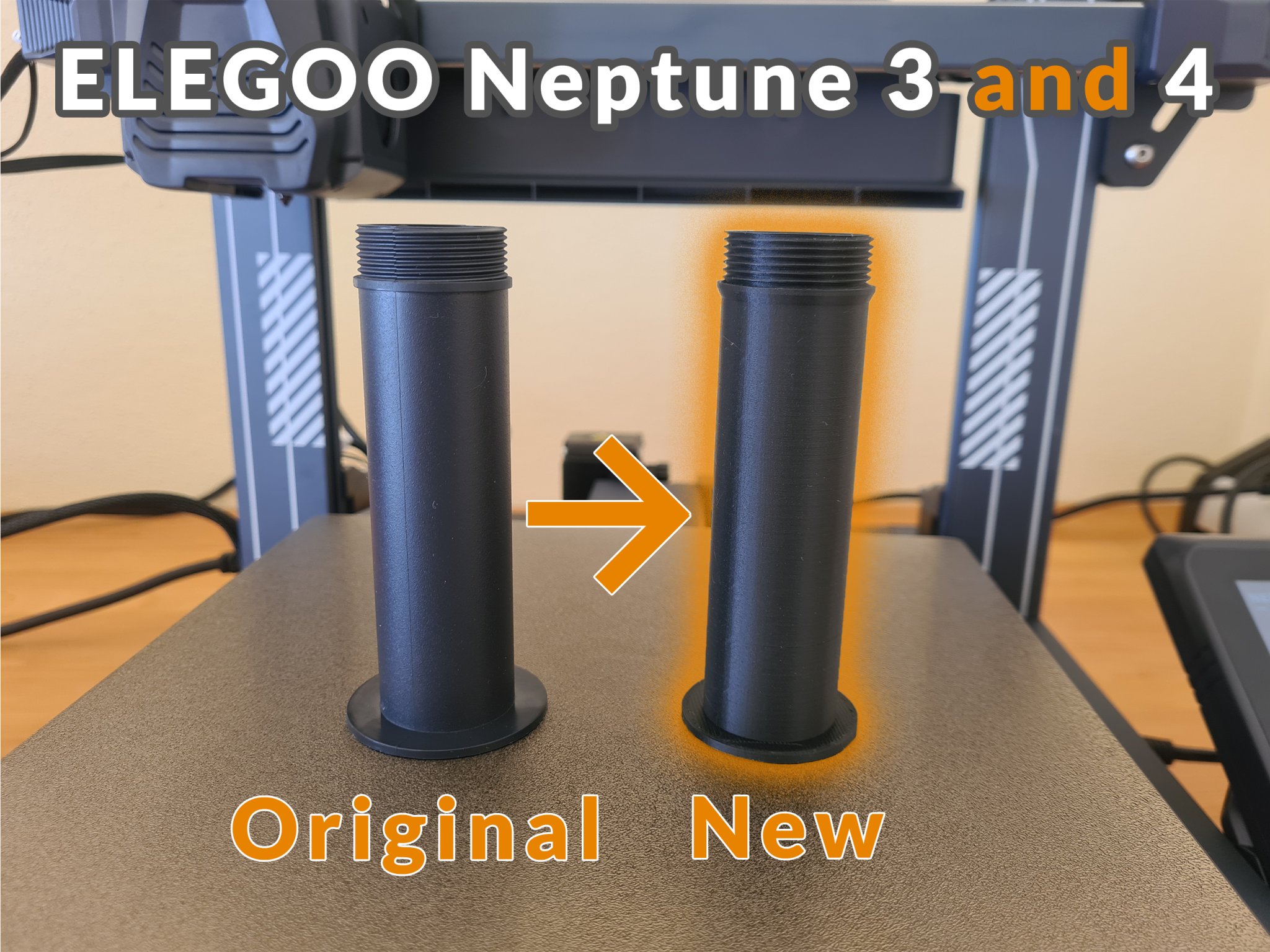Giá đỡ cuộn filament thay thế cho máy in Elegoo Neptune 3 và 4