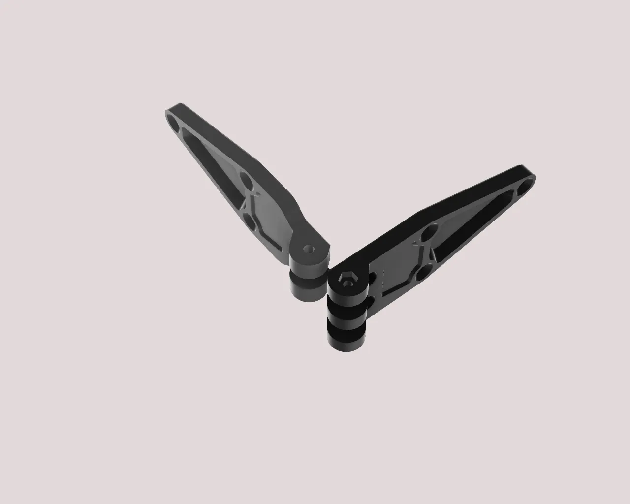 Bản lề 270° với trục M3 cho vỏ Ikea Platsa