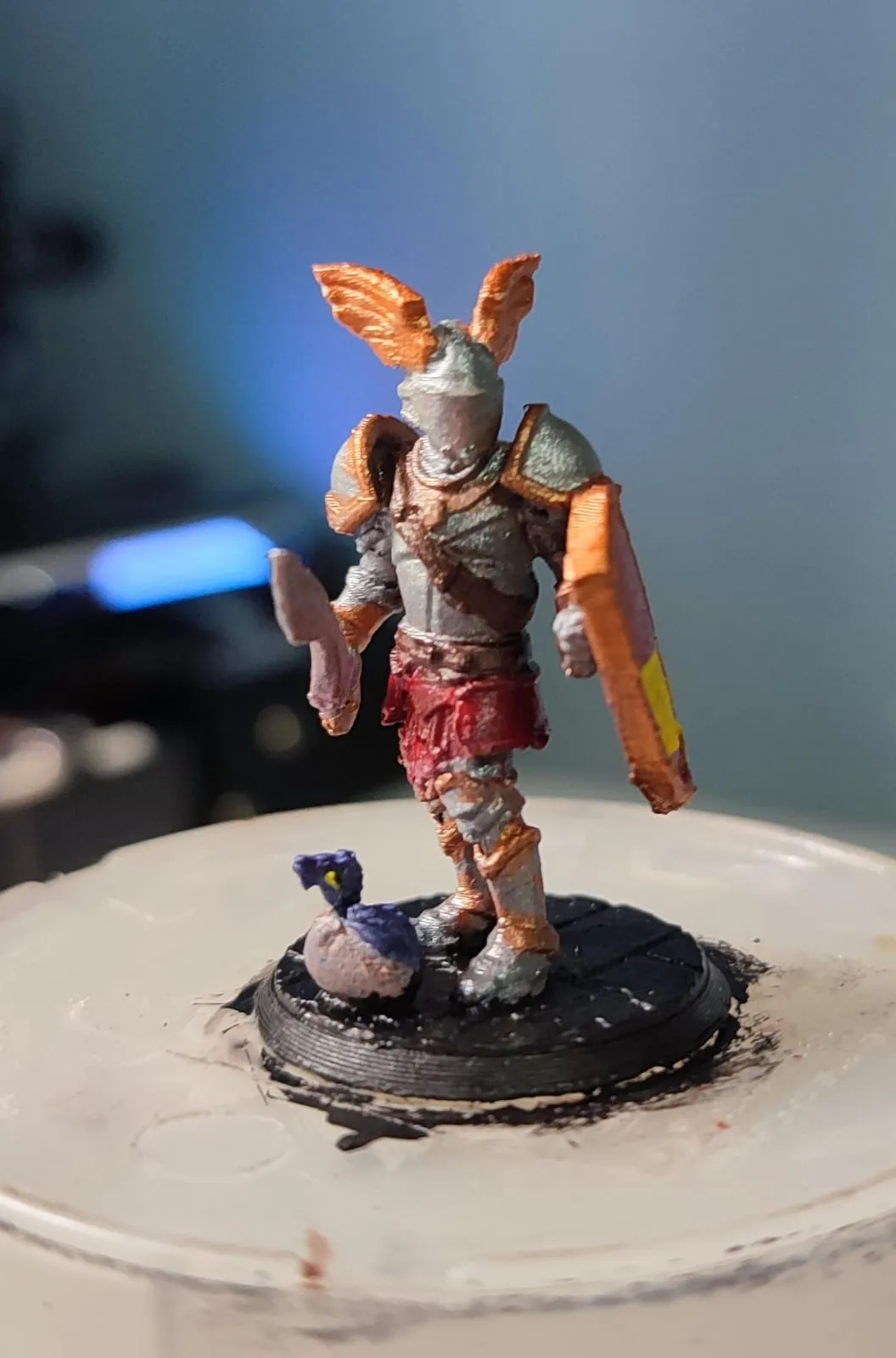 Nhân vật Paladin DnD 32mm từ HeroForge