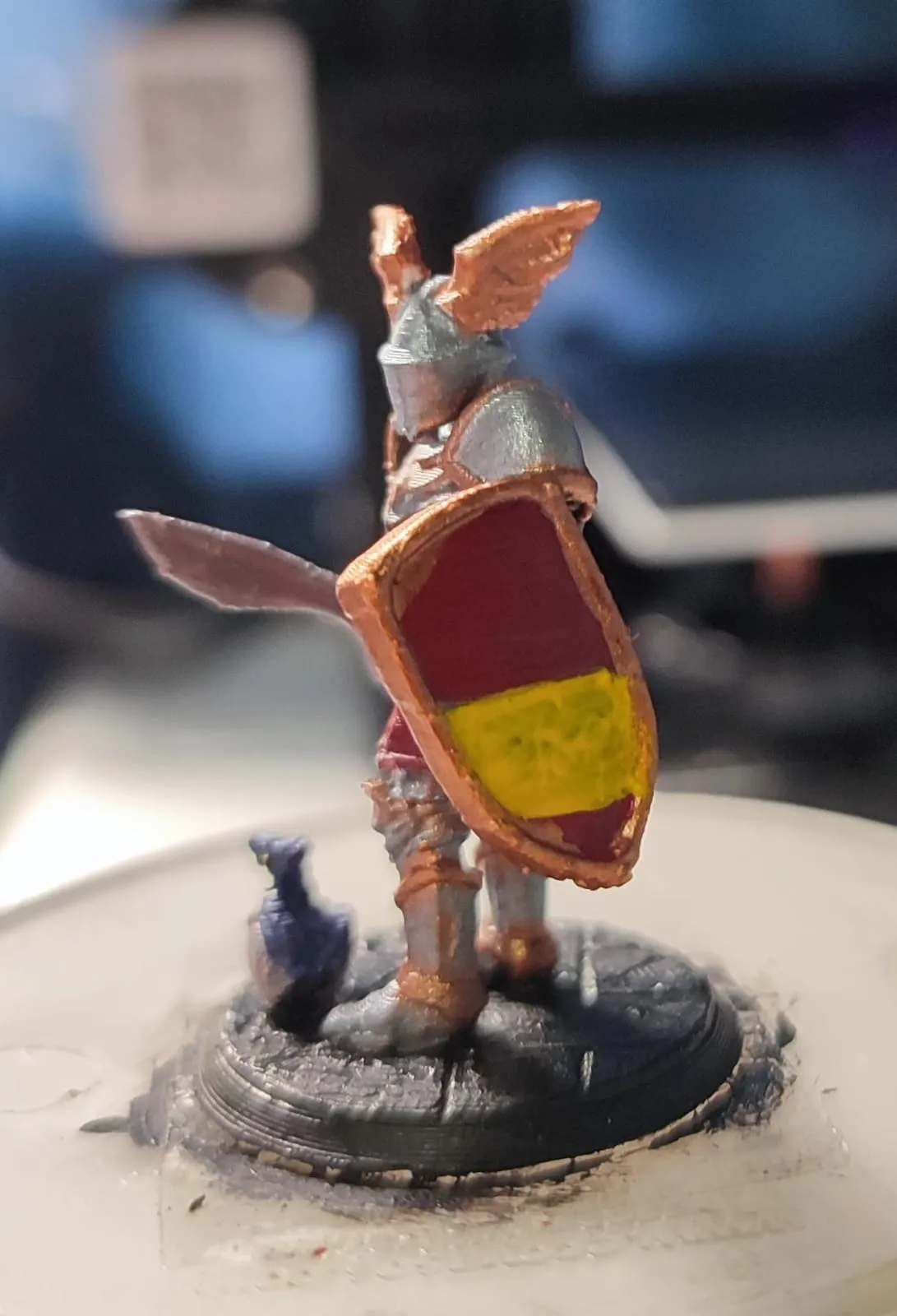 Nhân vật Paladin DnD 32mm từ HeroForge