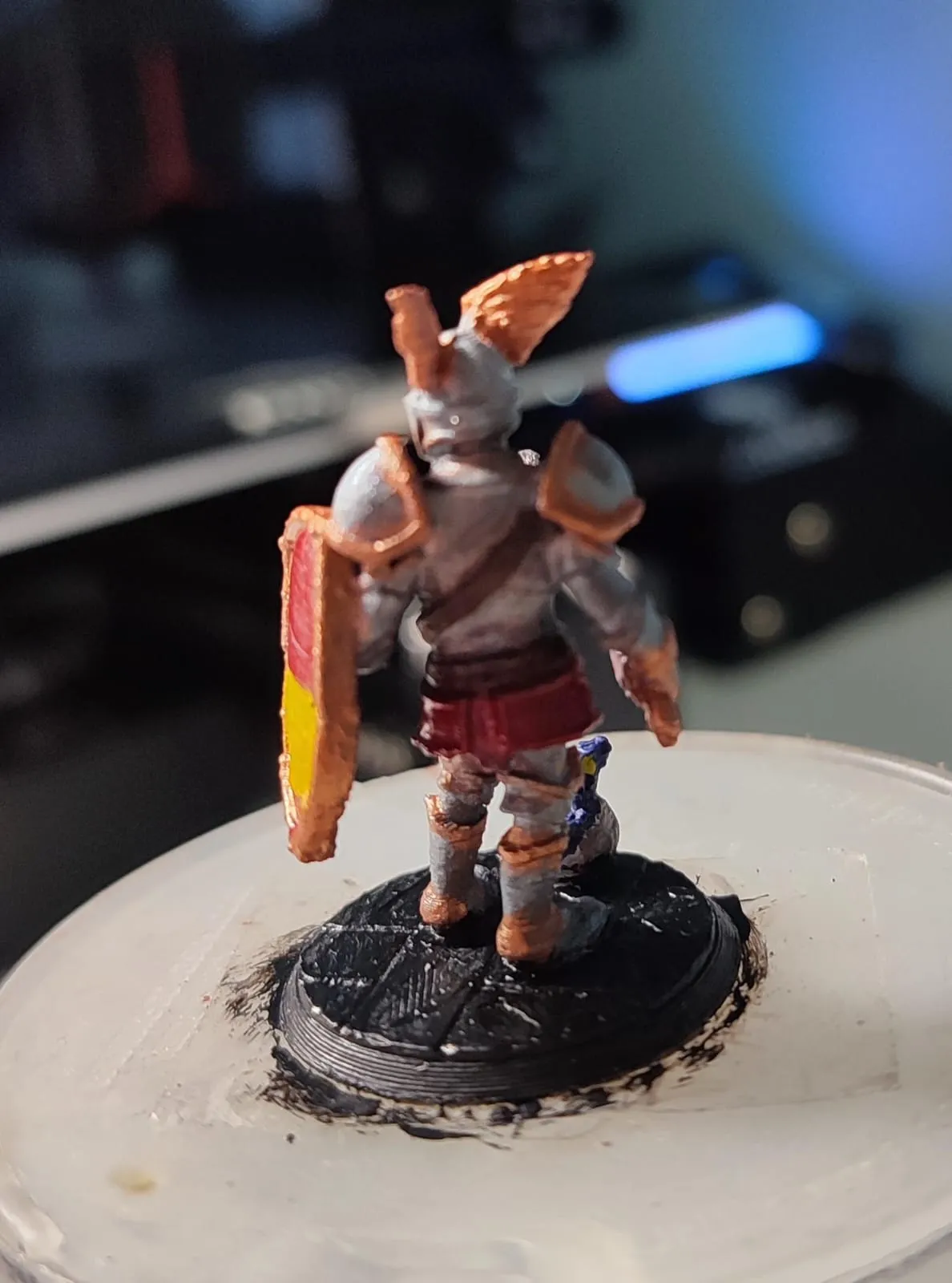 Nhân vật Paladin DnD 32mm từ HeroForge