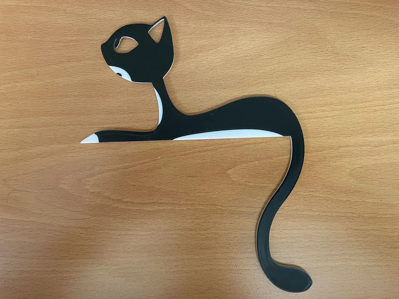 Mô hình mèo tuxedo 2 màu phong cách mishkin2