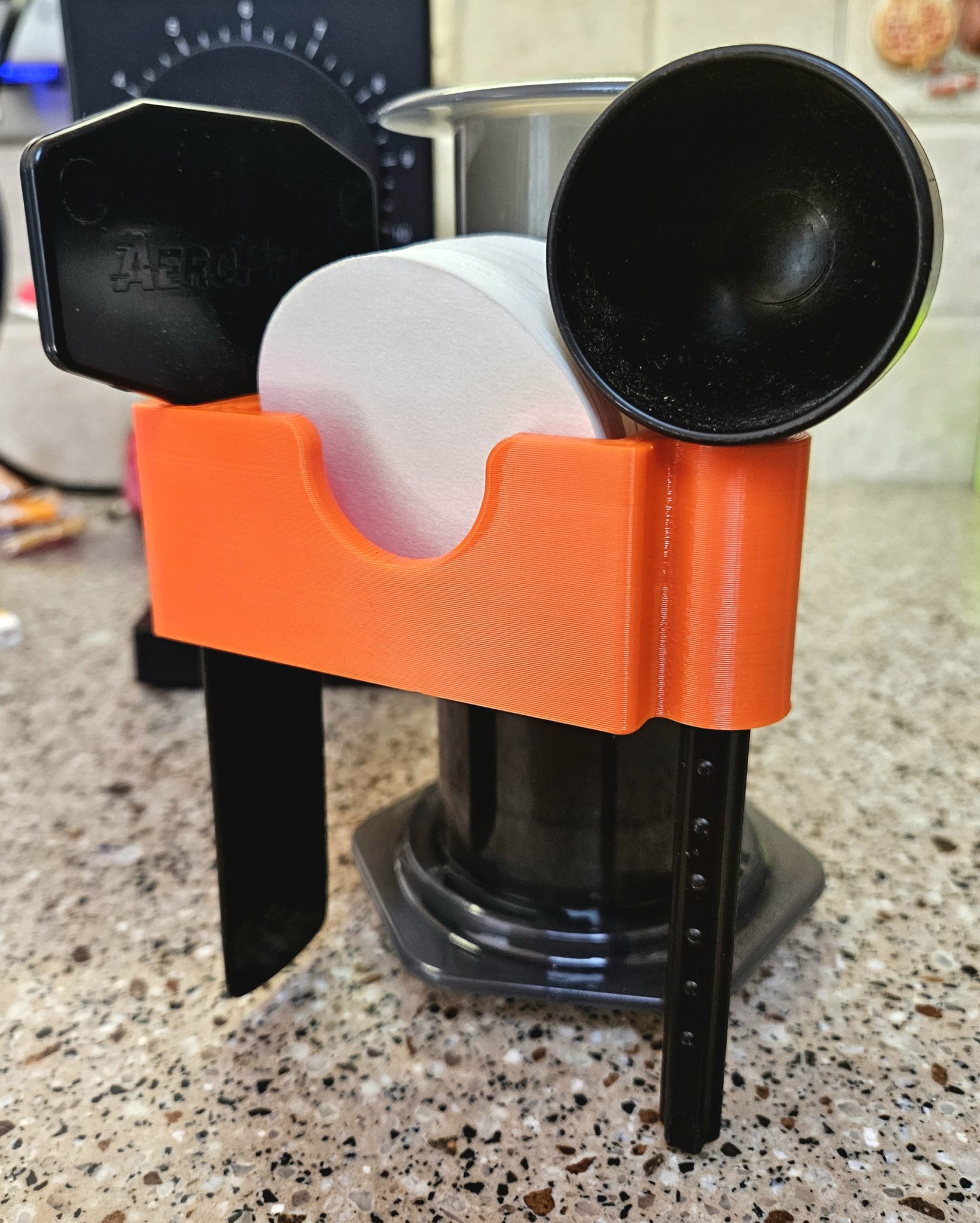 Giá đỡ phụ kiện AeroPress - Kẹp gắn máy pha cà phê