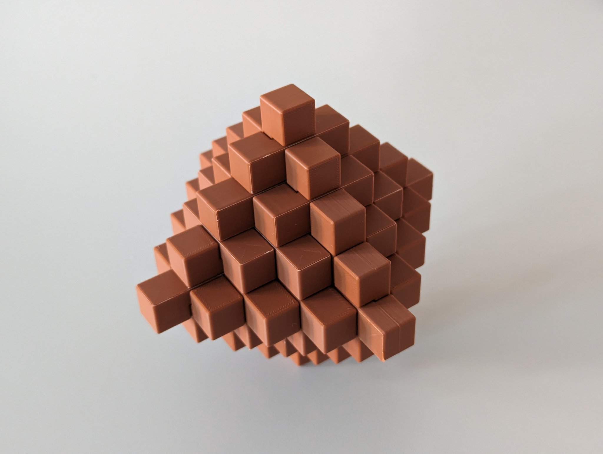 Câu đố khóa Luban với 33 mảnh ghép