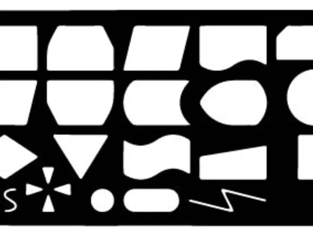 Khuôn mẫu biểu đồ dòng cho biểu tượng cổng mạch điện