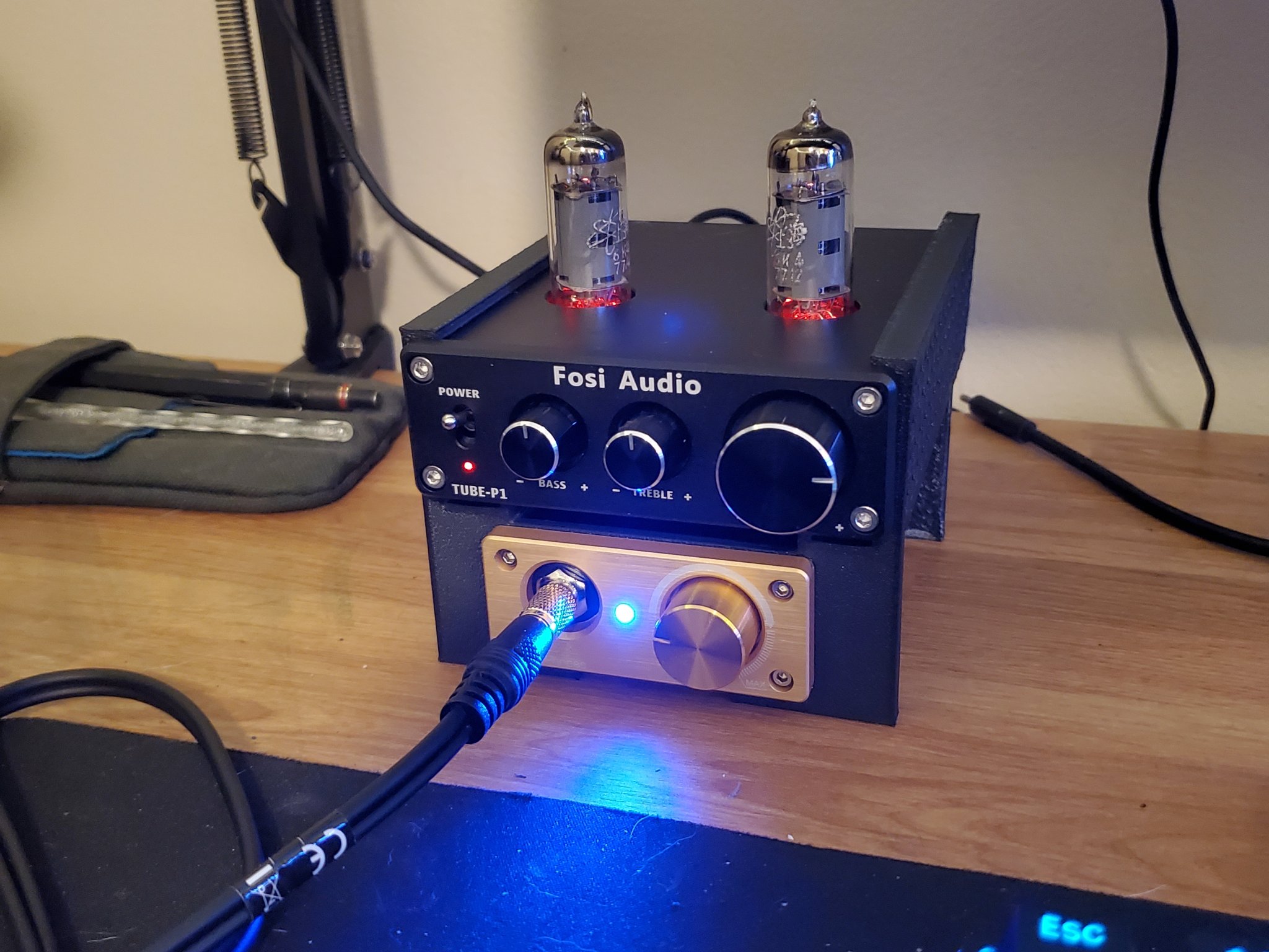 Giá đỡ mini HiFi cho Fosi Tube-P1 và Douk U3 Mini