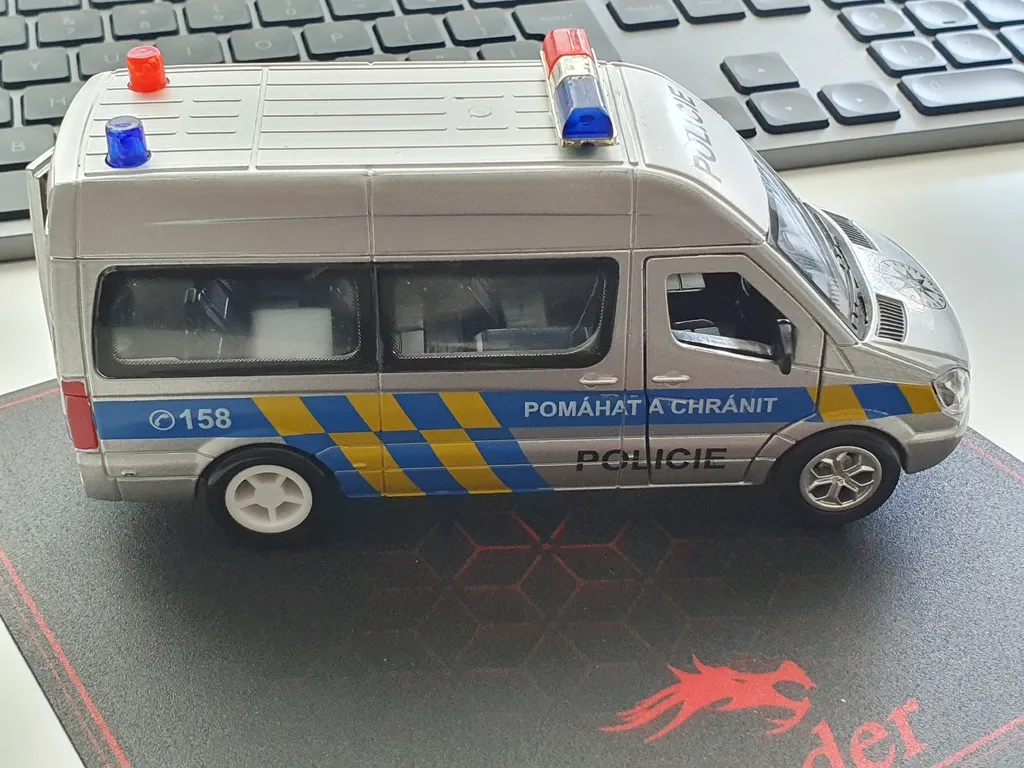 Bánh xe thay thế cho ô tô đồ chơi Teddies - Policie ČR