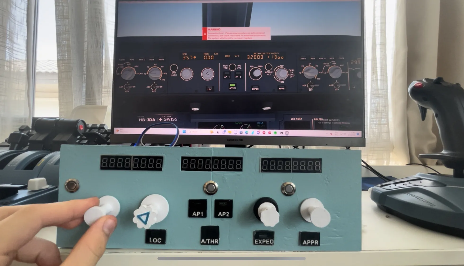 Bảng điều khiển tự động cho Fly By Wire A320neo