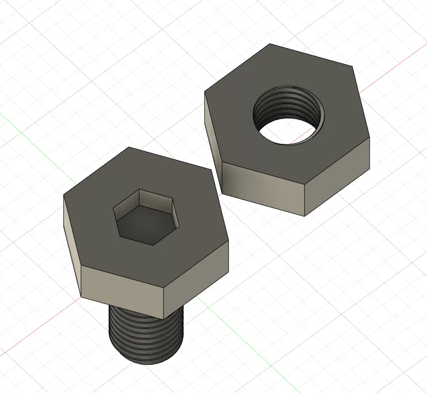 Đai ốc và ren M20 với khoảng cách tối ưu và cạnh bo tròn bề...