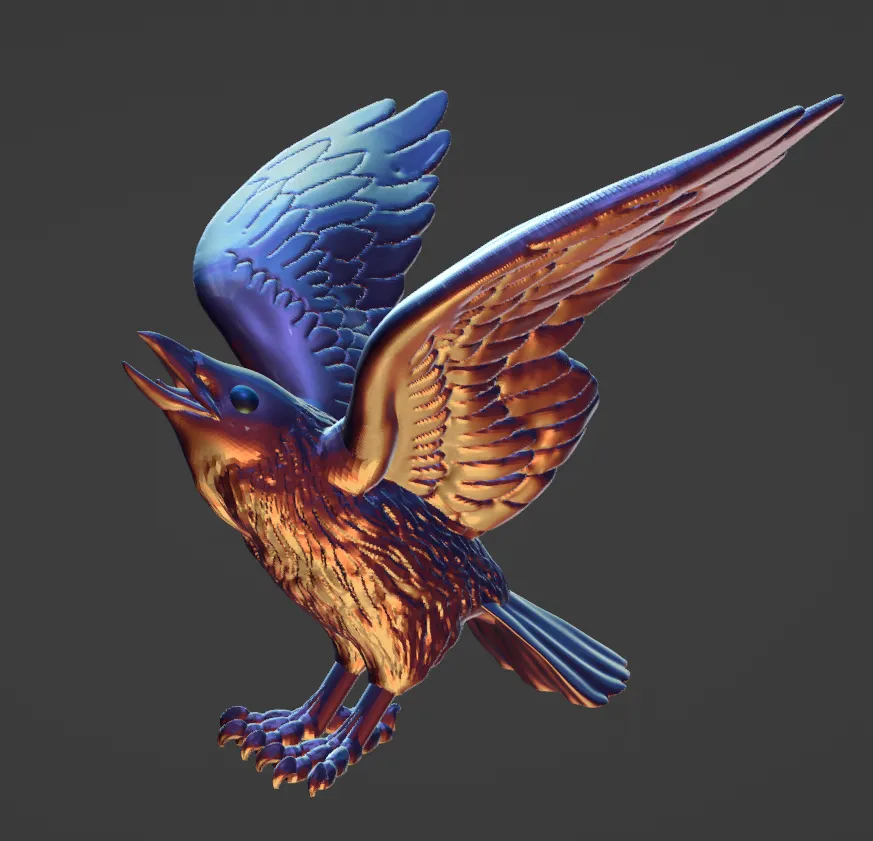 Quạ huyền bí không cần hỗ trợ cho Halloween 2023