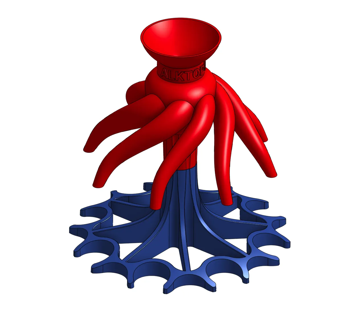 Máy phân phối rượu Alktopus với thiết kế bạch tuộc độc đáo