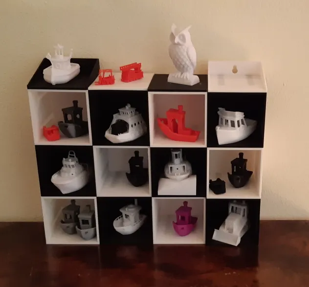 Giá đỡ mini có thể ghép nối cho Benchy in 3D