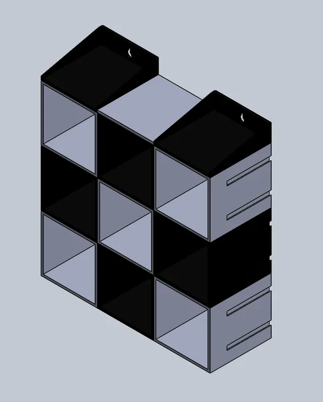 Giá đỡ mini có thể ghép nối cho Benchy in 3D