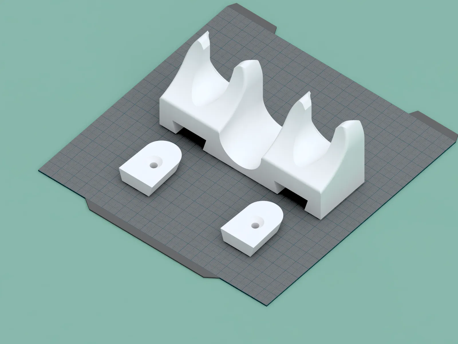 Giá đỡ gậy bóng mềm dễ lắp đặt trên tường