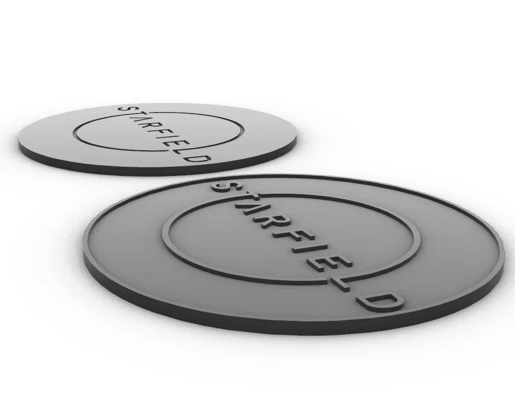 Đế lót ly logo Starfield miễn phí - Bộ sưu tập ấn tượng