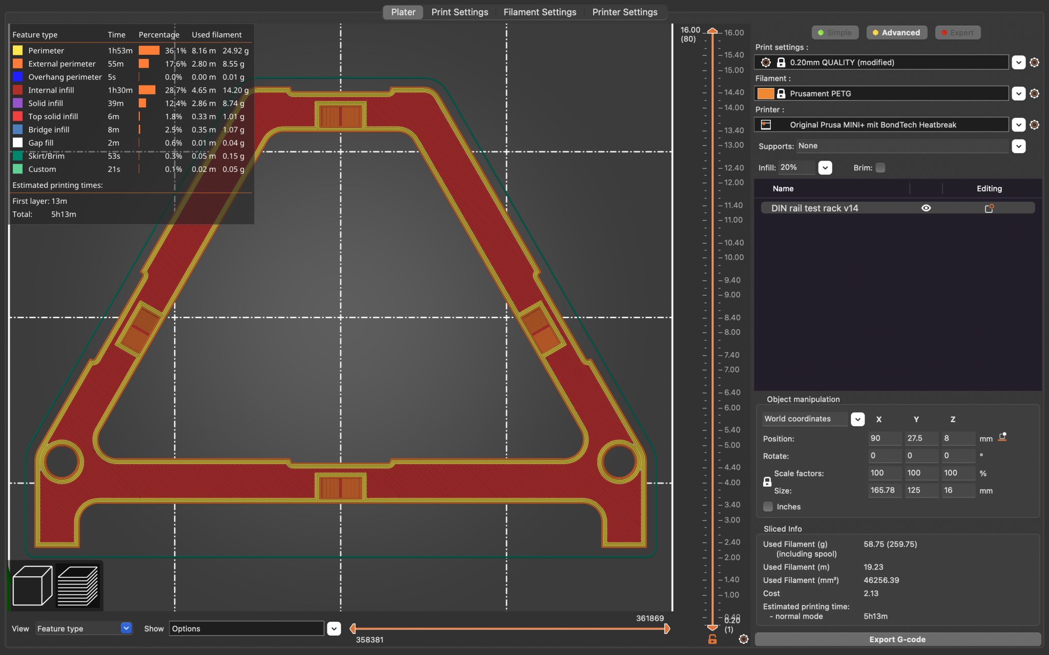 Giá đỡ bàn thí nghiệm DIN rail cho công việc điện tử