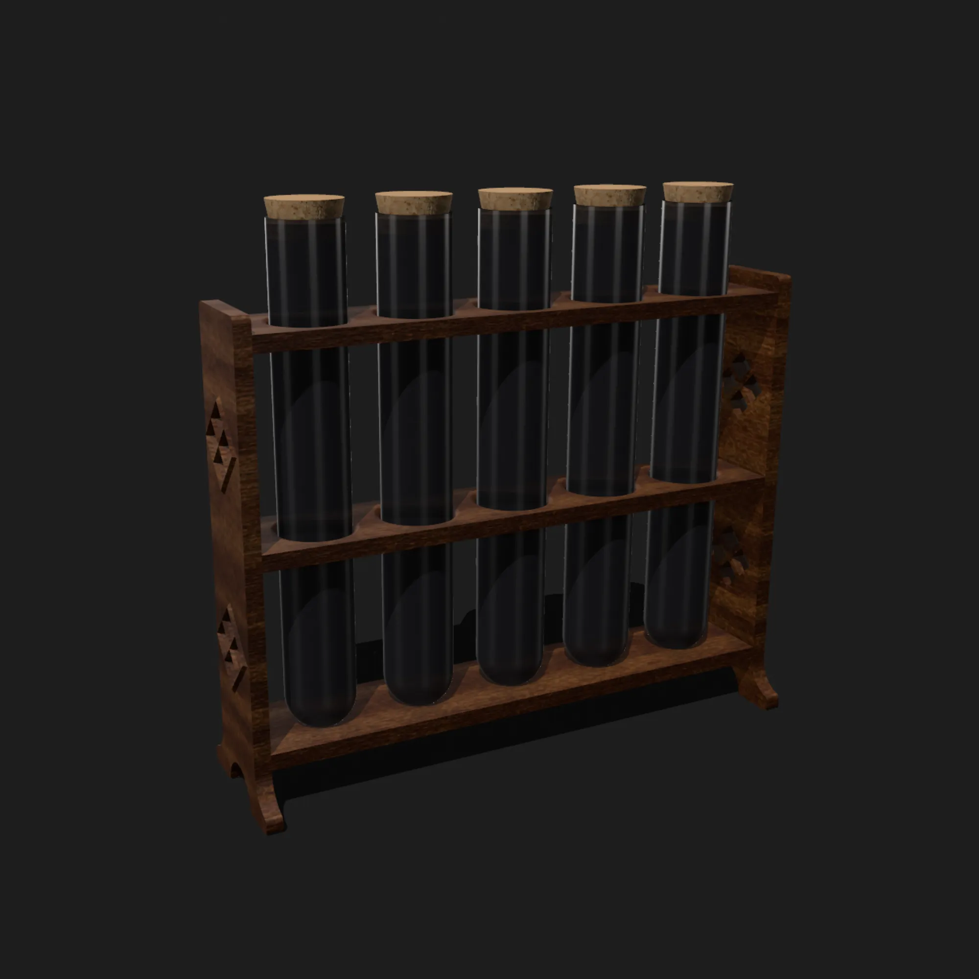 Giá đỡ ống nghiệm với kích thước 145mm x 180mm x 50mm