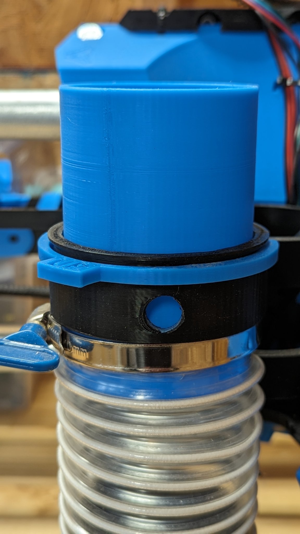 Bộ chuyển đổi ống thu bụi 2.5" cho giày bụi LowRider 3