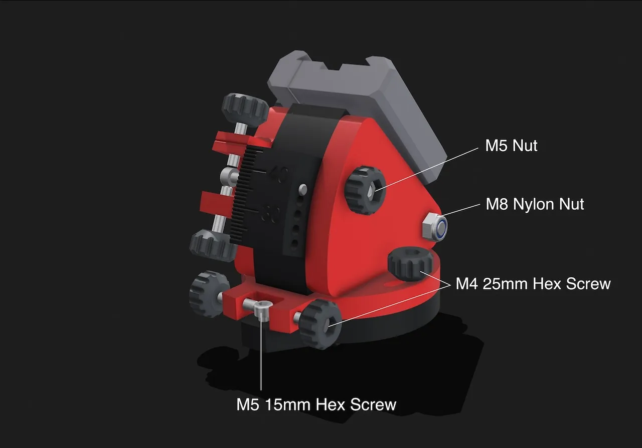 Đầu điều chỉnh tinh vi trục cực cho kính thiên văn di động