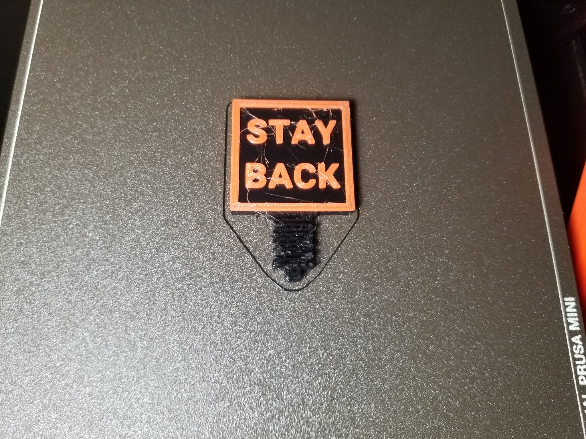 Đầu bù đầu nhún "Stay Back" cho máy in Mini