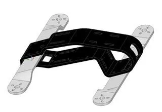 Khung quadcopter Hornet2B cảm hứng từ PT