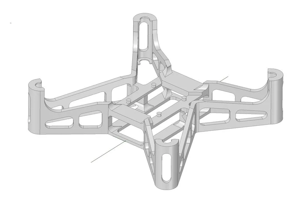 Khung máy bay điều khiển từ xa DM003 Remix Spider v4