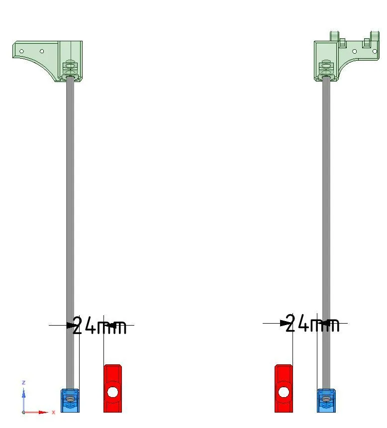 Giá đỡ khung cho máy in 3D Prusa i3 Hephestos (8mm và 10mm)
