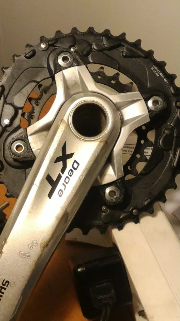 Bộ chuyển đổi ChainRing Shimano MT770 V3 cho pedaleira 2 đĩa