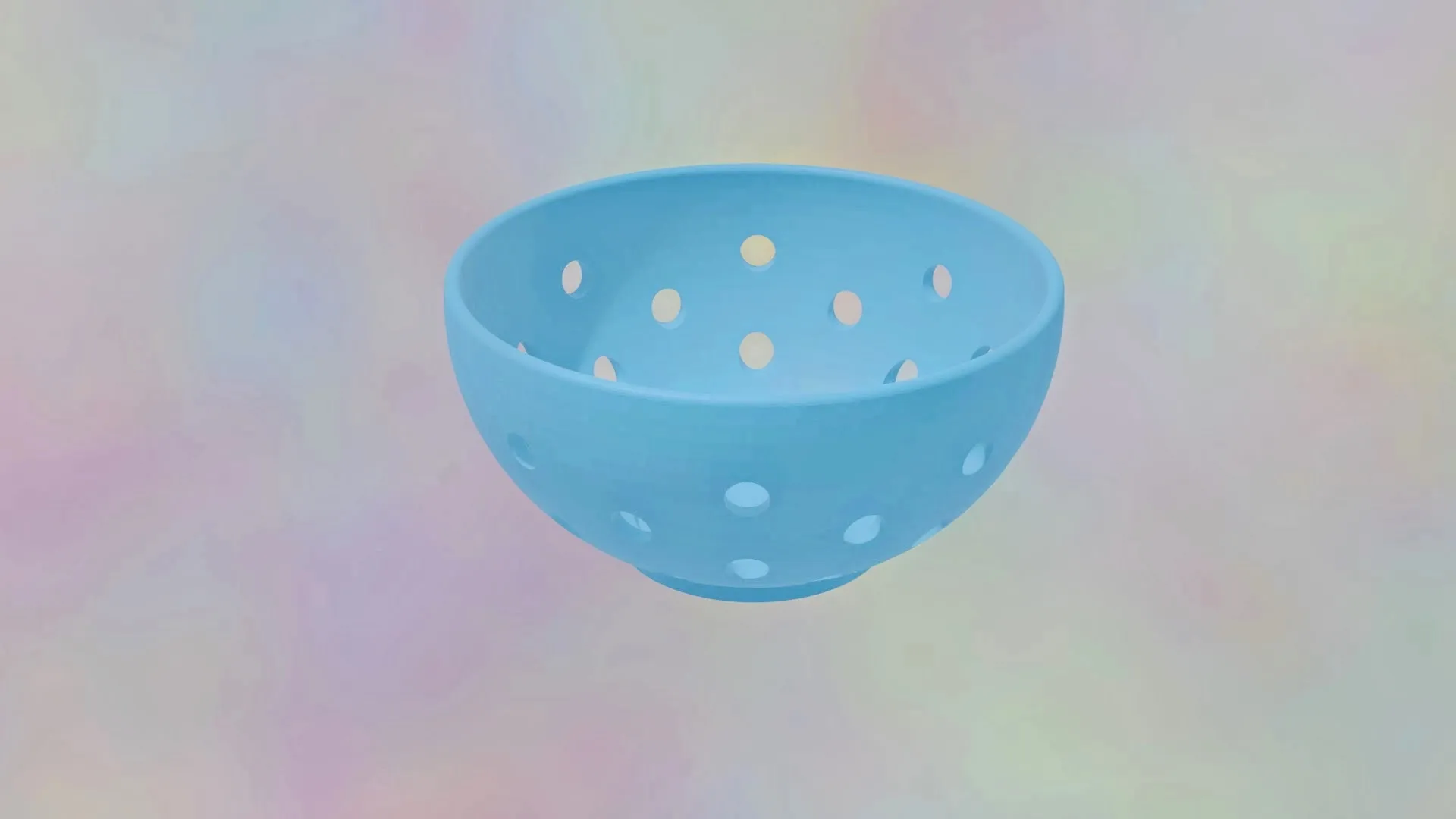 Bát lọc không chân đế với lỗ lớn